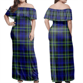 Clan Arbuthnot Modern Tartan Hawaii Dress VR80 Clan Arbuthnot Tartan Hawaii Dress